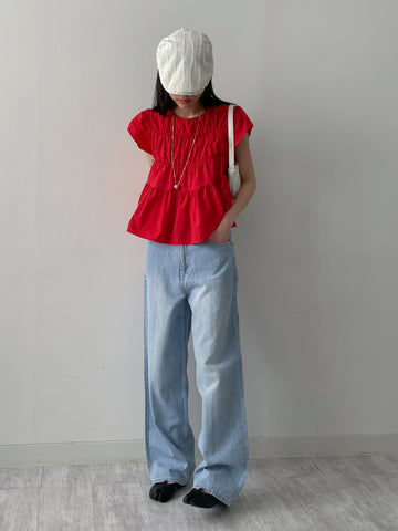 Aco Frill Nylon Blouse